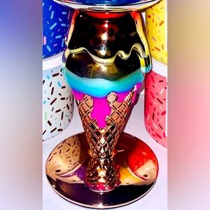 Bath & Body Works Icecream 3 Wick Candle Holder